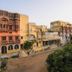 Hotel Ghanerao Castle Ranakpur in Ghanerao with ornate heritage facade and courtyard