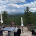 Pikes Peak Paradise Bed and Breakfast in Woodland Park with mountain and forest views from a patio