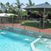 Highfields Motel Toowoomba pool with shaded outdoor seating area in Toowoomba