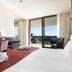 Hotel Mas Solà in Santa Coloma de Farners room with balcony view, desk and twin beds