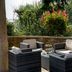 Best Western Sysonby Knoll Hotel in Melton Mowbray outdoor patio seating among lush garden greenery