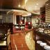 Beijing Marriott Hotel Northeast in Beijing, elegant hotel restaurant with polished wood floors and buffet station