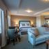 Bracken Court Hotel, Balbriggan suite with king bed, seating area, lamps and coffee table
