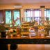 Votel Manyar Resort Banyuwangi buffet counter with dishes and decorative jars in Banyuwangi