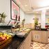 Garner Hotel Oberhausen By IHG breakfast buffet with fruit, pastries and coffee counter in Oberhausen