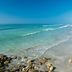 Juweira Boutique Hotel - Adults only beach view in Salalah with turquoise water and white sand