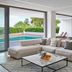 Parklane, a Luxury Collection Resort & Spa, Limassol: airy suite with plunge pool and outdoor loungers in Pyrgos