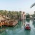Jumeirah Dar Al Masyaf in Dubai with palm-lined waterways and waterfront dining decks