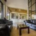 Park Place Hotel Nairobi lobby with black leather sofas, glass coffee table, and large windows