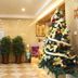 Center Of City Creo Hotel in Yanbian lobby with Christmas tree and potted plants