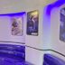 Astrotel Cubao in Quezon City, futuristic themed room with purple LED lighting and curved seating