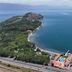 Best Western Bohemian Resort, Sevan: lakefront view with beach, pool, and peninsula panorama