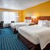 Fairfield Inn by Marriott Myrtle Beach Broadway at the Beach guest room with two beds and desk