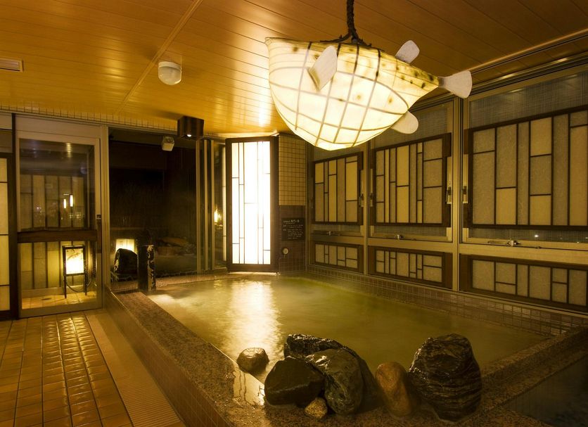 Dormy Inn Premium Shimonoseki Natural Hot Spring indoor hot spring bath in Shimonoseki