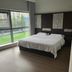 Bo Xuan Hotel (Beijing Yungang Nangong) guest room with large window and king bed in Beijing