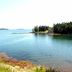 Redclyffe Shore Motor Inn in Robbinston with tranquil bay view and small wooded shoreline