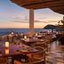 Four Seasons Resort Cabo Del Sol in Cabo San Lucas with oceanfront terrace dining at sunset