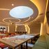 ibis Styles Lima Benavides Miraflores restaurant with modern ceiling lighting in Lima