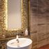 Shibuya Stream Hotel in Tokyo bathroom with twin sinks, mosaic tile walls, and large mirrors