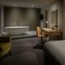 Sketchley Grange Hotel & Spa, Leicester: spa room with freestanding bathtub and desk