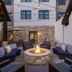 Residence Inn by Marriott Lincoln South outdoor courtyard with fire pit and lounge seating