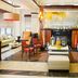 Hilton Garden Inn Virginia Beach Town Center lobby with seating area and fireplace in Virginia Beach