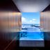 Barceló Teguise Beach adults-only in Costa Teguise with ocean view through a modern corridor
