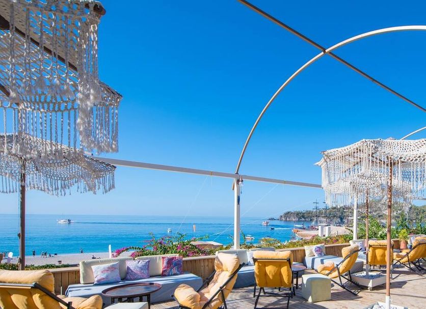 Oyster Residences - Adult Only in Ölüdeniz with seaside terrace loungers and ocean view