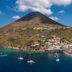 Hotel L'ariana Isole Eolie - Una Esperienze in Leni with sea-view bayside village and mountain backdrop