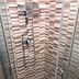 Il Giardino Di Adriana in Terracina: glass shower with mosaic tile walls