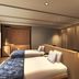 Hotel Obokekyo Mannaka in Miyoshi with twin beds and a mountain-view window