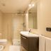 Una Hotels Le Terrazze Treviso Hotel & Residence bathroom with shower, bidet and sink in Villorba
