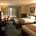 Capital Plaza Hotel Frankfort guest room with two beds and window seating