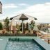 The Social Hub Barcelona Poblenou rooftop pool with city and sea views in Barcelona