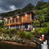 Bay of Many Coves, Picton: waterfront lodge rooms nestled on a lush hillside above the bay