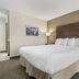 Best Western Brockport Inn & Suites room in Brockport with a king bed and bedside lamps