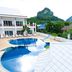 Nadivana Serviced Apartment in Krabi with pool, loungers and mountain views