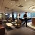 The Lodge At Meyrick Park in Bournemouth lobby lounge with seating area and curved reception desk