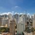 Pestana São Paulo city view of skyline and avenue in Sao Paulo