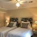 The Carriage House, Ocean Grove: twin beds with white bedding in a guest room