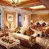 Power Valley International Hotel in Baoding, ornate guest room with sofa, king bed and chandelier