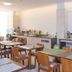 Hotel Marfil in Sant Antoni de Portmany buffet breakfast area with dining tables and coffee station