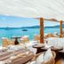 Zazen Boutique Resort & Spa in Ko Samui beachfront terrace with sea view and wicker seating