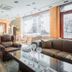 Savoy Boutique Hotel by TallinnHotels lobby lounge in Tallinn with leather seating and glass coffee table