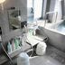 Hotel Shimbashi Sambankan Tokyo bathroom with twin sinks and a soaking tub