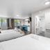 Tasman Holiday Parks - Christchurch guest room with two beds and kitchenette