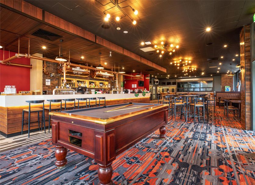 Nightcap at Sandringham Hotel in Melbourne lounge bar with pool table and high stools