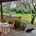 Agriturismo - B&B L'Acquacotta outdoor dining terrace with garden views in Castiglione della Pescaia