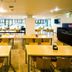Super Hotel Inn Sendai Kokubuncho breakfast dining room with tables and chairs in Sendai