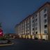 Red Roof Inn Hartford - New Britain exterior at night with illuminated sign and hotel building
